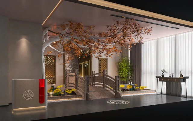 restaurante moderno Modelo 3D .c4d .max .obj .3ds .fbx .stl .blend 