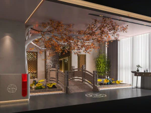 restaurante moderno Modelo 3D