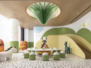 modern kindergarten 3D Model