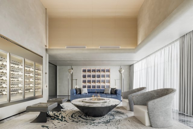 modern hotel lobby 3D 모델 .c4d .max .obj .3ds .fbx .stl .blend 