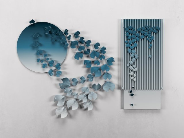 modern wall decoration Modelo 3D .c4d .max .obj .3ds .fbx .stl .blend 