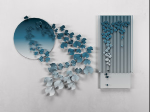 modern wall decoration Modelo 3D