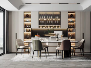 сучасний ресторан 3D Модель