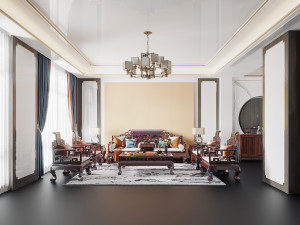 modern living room Modelo 3D