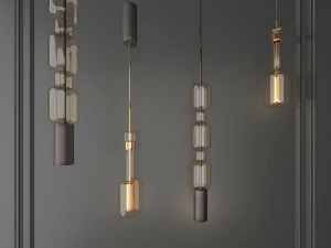 moderne kroonluchter 3D Model