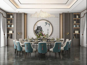 현대적인 레스토랑 3D 모델