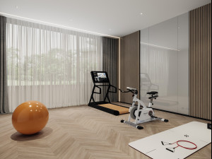 modern gym 3D Model