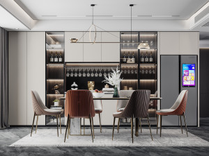modern restaurant Modèle 3D