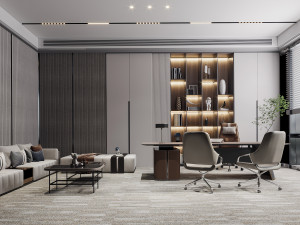 modern office 3Dモデル