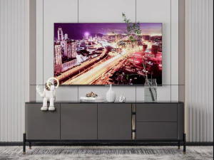 современный шкаф под телевизор 3D Модель