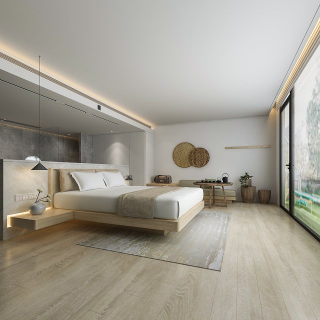 japanese bedroom 3D-Modell .c4d .max .obj .3ds .fbx .stl .blend 