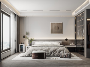 modern bedroom 3D Model