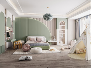 modern children room bedroom 3D Модель