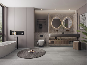 modern bathroom 3D Model