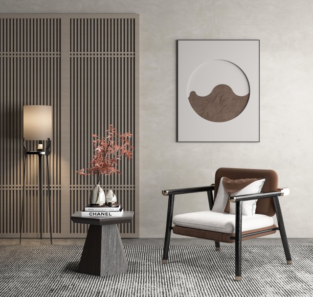 modern chair Modelo 3D .c4d .max .obj .3ds .fbx .stl .blend 