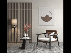 modern chair 3D 모델