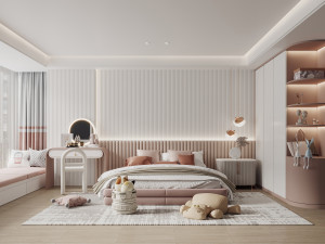 modern children room 3D Model