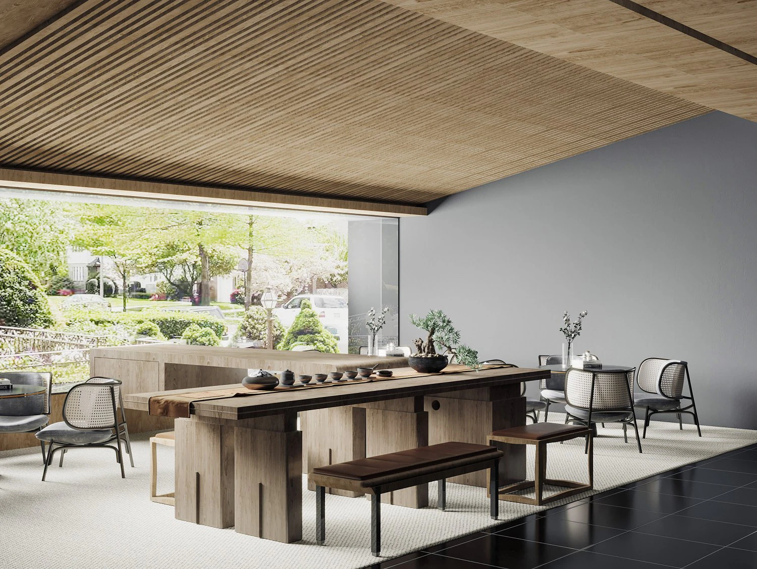 modern sales office 3D Model .c4d .max .obj .3ds .fbx .stl .blend 