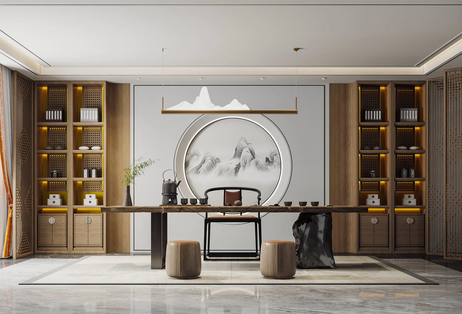 modern office 3D Model .c4d .max .obj .3ds .fbx .stl .blend 