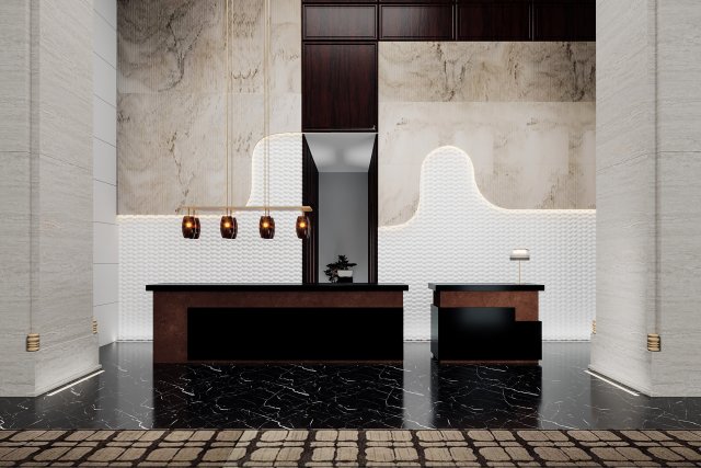 modern sales office 3D 모델 .c4d .max .obj .3ds .fbx .stl .blend 