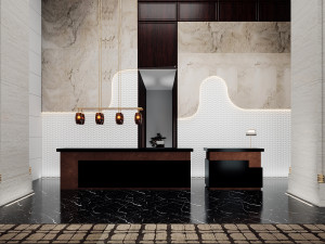 modern sales office 3D 모델