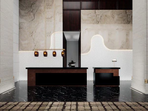 modernes Verkaufsbüro 3D Modell