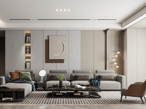 modern living room Modelo 3D