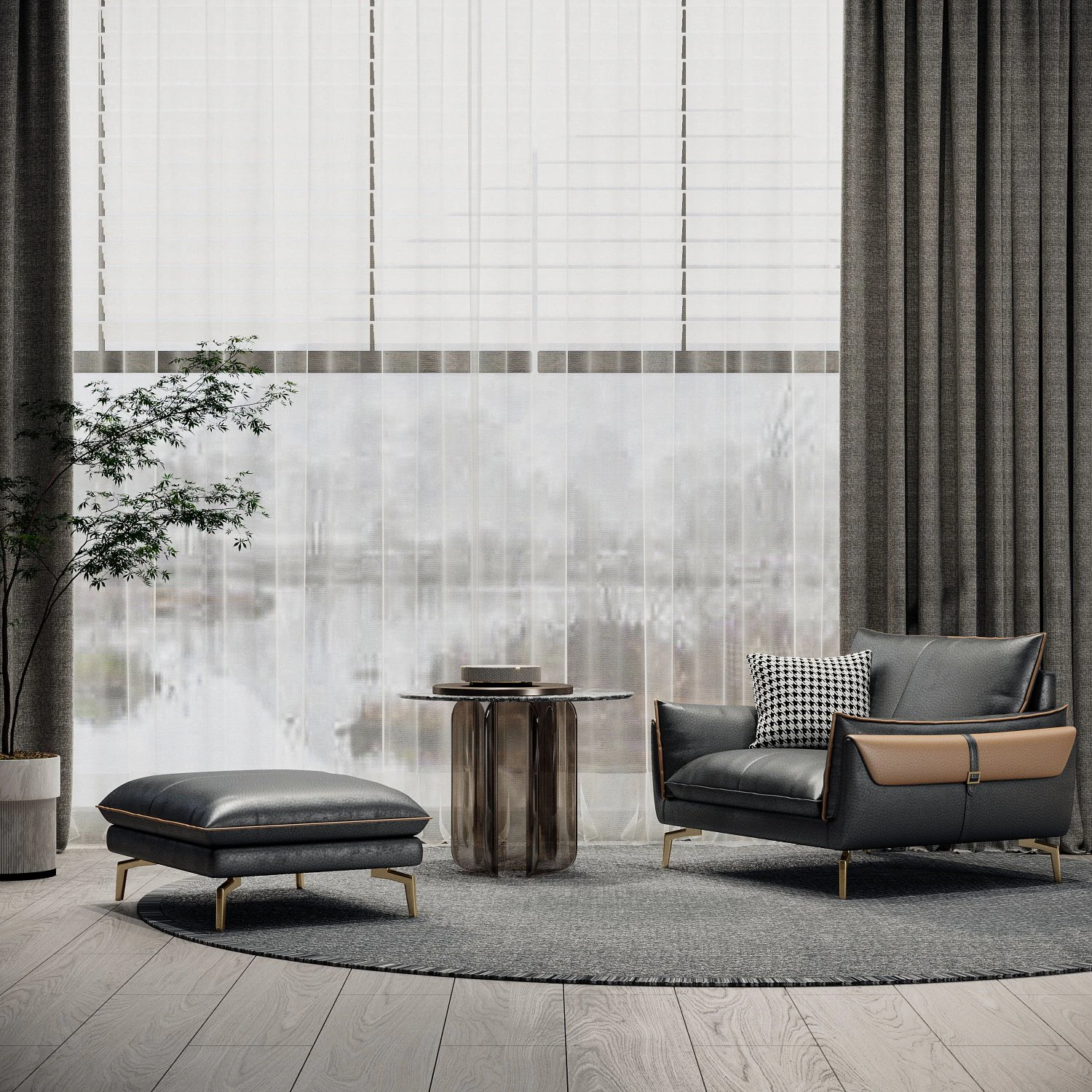 modern sofa 3D Model .c4d .max .obj .3ds .fbx .stl .blend 