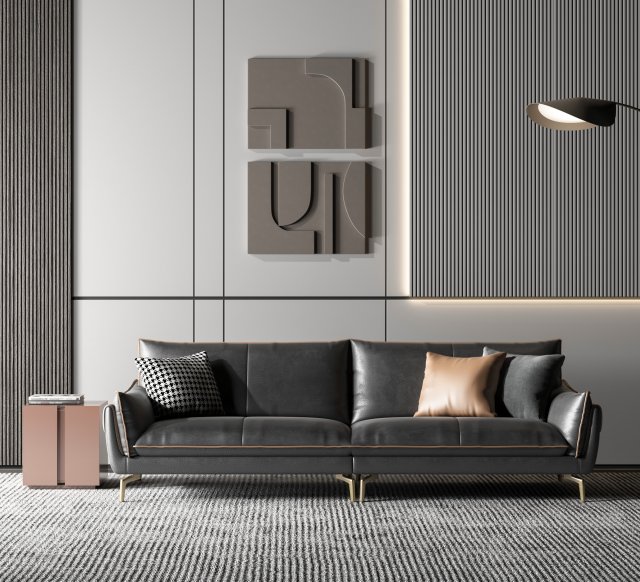 modern sofa 3D 模型 .c4d .max .obj .3ds .fbx .stl .blend 