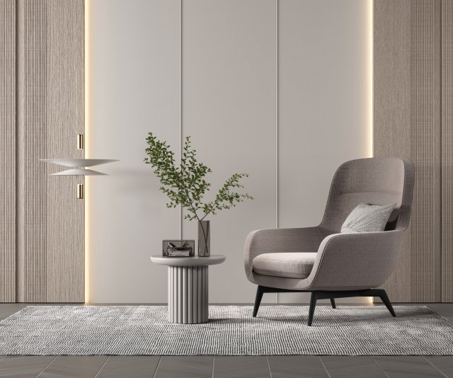 modern sofa Modelo 3D .c4d .max .obj .3ds .fbx .stl .blend
