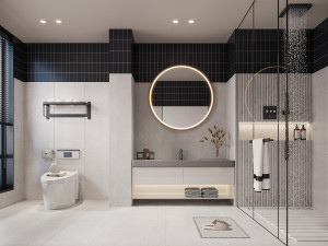 modern bathroom 3D 模型