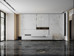 modern company front desk 3D Модель
