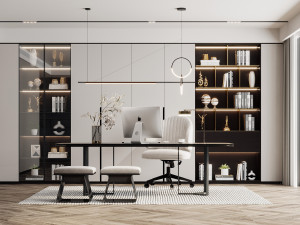 modern office 3D मॉडल