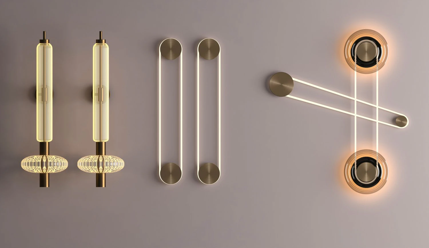 wall lamp 3D Model .c4d .max .obj .3ds .fbx .stl .blend