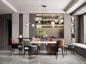 modern restaurant 3D Model