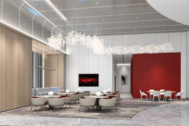 modern cafe lounge Modelo 3D .c4d .max .obj .3ds .fbx .stl .blend 
