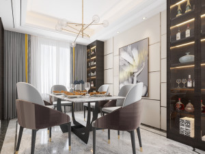 modern living room 3D मॉडल