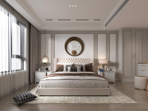 modern bedroom Modèle 3D