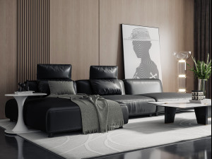 modern sofa Modèle 3D