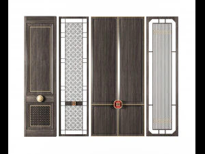 현대적인 파티션 3D 모델