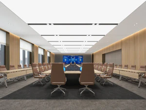 modern konferans salonu 3D Model