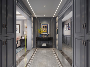 american living room Modelo 3D