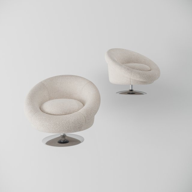 modern chair 3D 模型 .c4d .max .obj .3ds .fbx .stl .blend