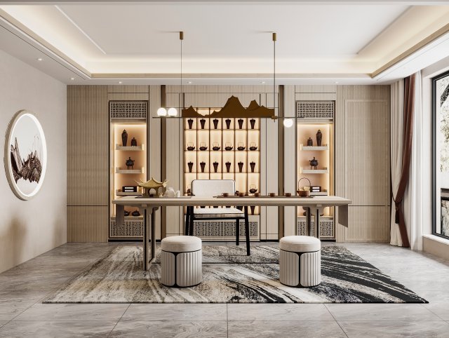 modern office Modello 3D .c4d .max .obj .3ds .fbx .stl .blend 