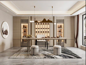 현대적인 사무실 3D 모델