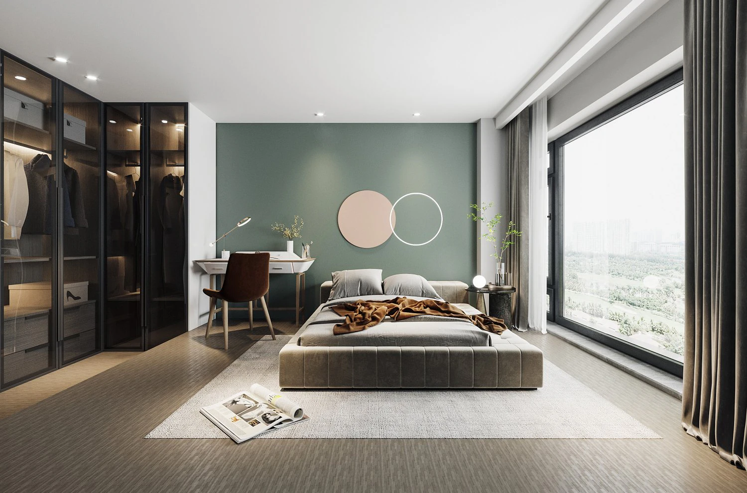 modern bedroom 3D Model .c4d .max .obj .3ds .fbx .stl .blend 