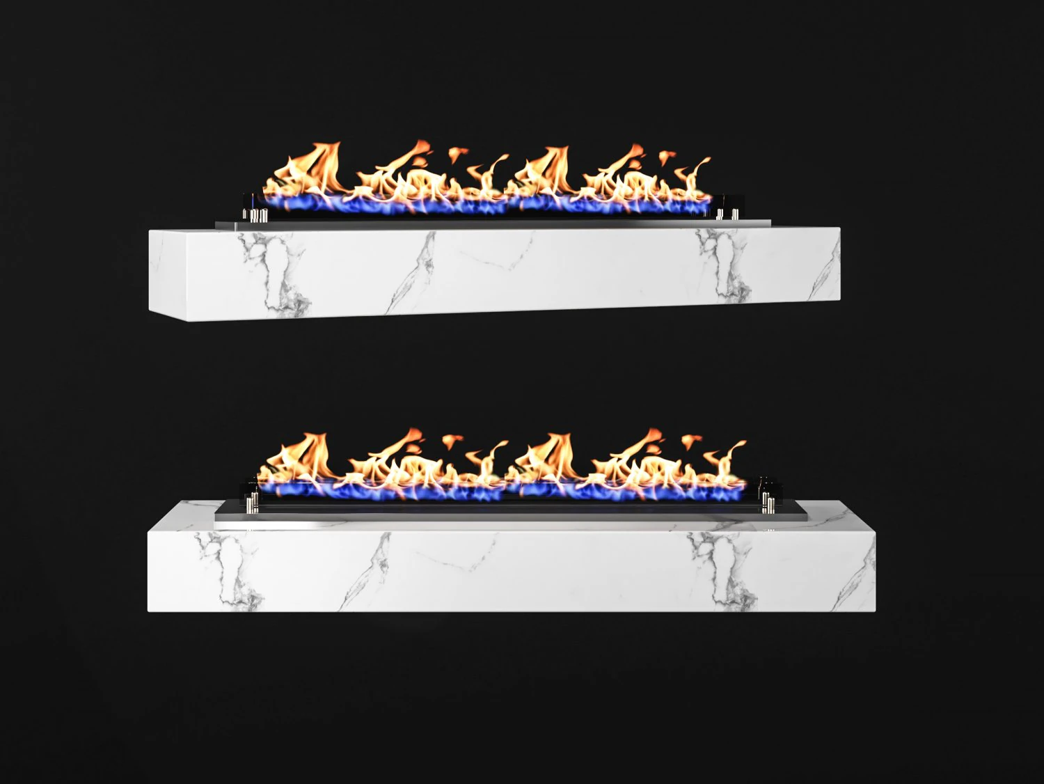 modern fireplace 3D Model .c4d .max .obj .3ds .fbx .stl .blend 