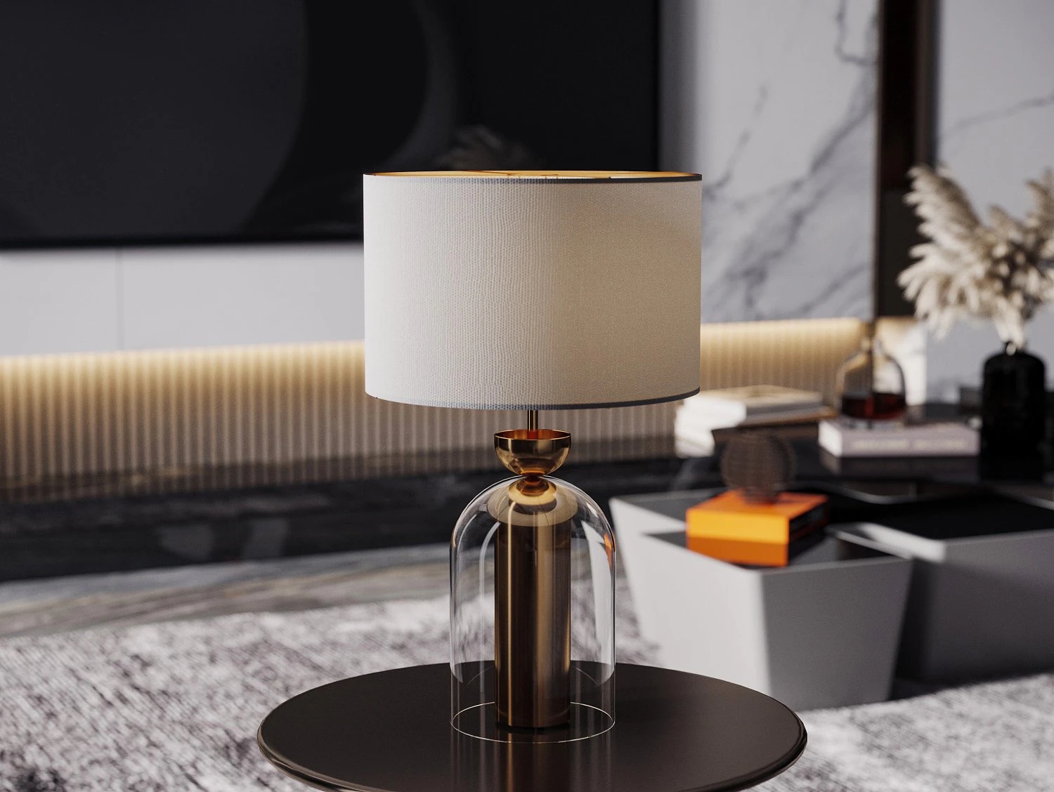 modern table lamp 3D Model .c4d .max .obj .3ds .fbx .stl .blend 