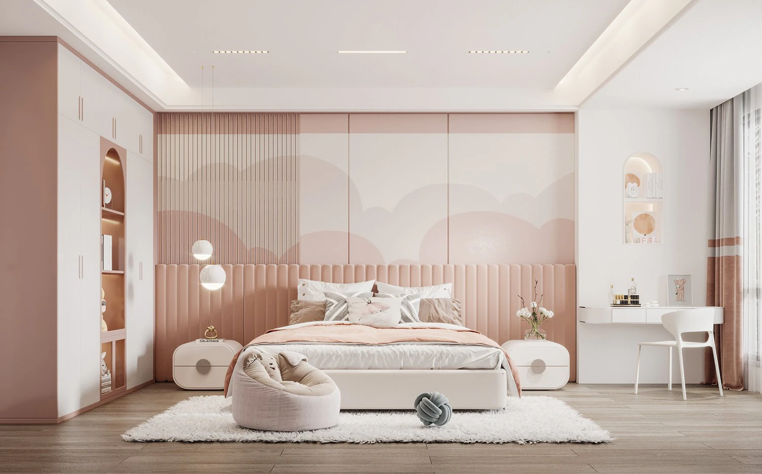 modern children room 3D Model .c4d .max .obj .3ds .fbx .stl .blend