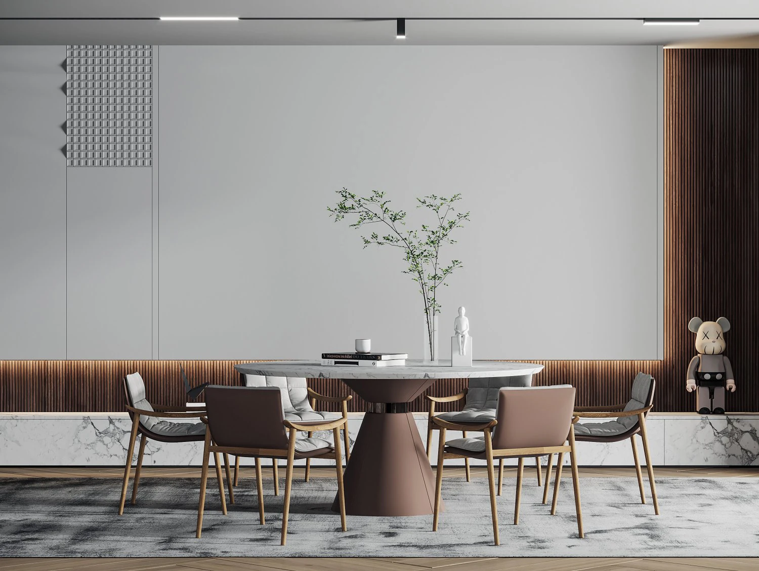 modern restaurant 3D Model .c4d .max .obj .3ds .fbx .stl .blend